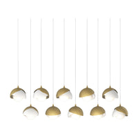 Brooklyn 10-Light Double Shade Pendant