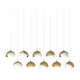 Brooklyn 10-Light Double Shade Pendant