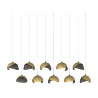 Brooklyn 10-Light Double Shade Pendant