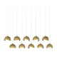 Brooklyn 10-Light Double Shade Pendant