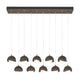 Brooklyn 10-Light Double Shade Pendant