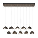 Brooklyn 10-Light Double Shade Pendant
