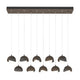 Brooklyn 10-Light Double Shade Pendant