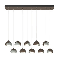 Brooklyn 10-Light Double Shade Pendant
