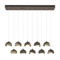 Brooklyn 10-Light Double Shade Pendant