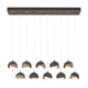 Brooklyn 10-Light Double Shade Pendant