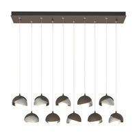 Brooklyn 10-Light Double Shade Pendant
