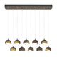 Brooklyn 10-Light Double Shade Pendant