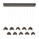 Brooklyn 10-Light Double Shade Pendant