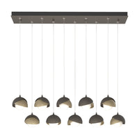 Brooklyn 10-Light Double Shade Pendant