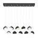 Brooklyn 10-Light Double Shade Pendant