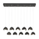 Brooklyn 10-Light Double Shade Pendant