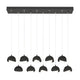 Brooklyn 10-Light Double Shade Pendant