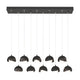 Brooklyn 10-Light Double Shade Pendant
