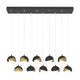 Brooklyn 10-Light Double Shade Pendant
