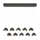Brooklyn 10-Light Double Shade Pendant