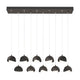 Brooklyn 10-Light Double Shade Pendant