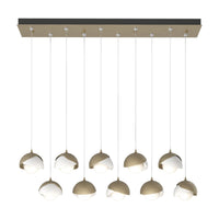 Brooklyn 10-Light Double Shade Pendant