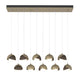 Brooklyn 10-Light Double Shade Pendant