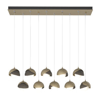 Brooklyn 10-Light Double Shade Pendant