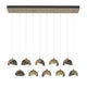 Brooklyn 10-Light Double Shade Pendant