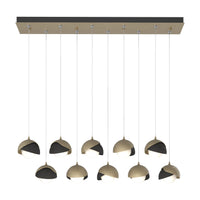 Brooklyn 10-Light Double Shade Pendant