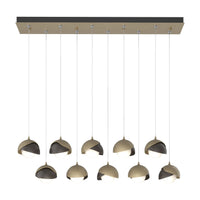 Brooklyn 10-Light Double Shade Pendant