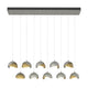 Brooklyn 10-Light Double Shade Pendant