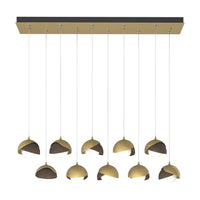 Brooklyn 10-Light Double Shade Pendant