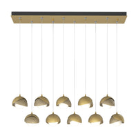 Brooklyn 10-Light Double Shade Pendant