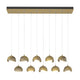 Brooklyn 10-Light Double Shade Pendant