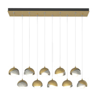 Brooklyn 10-Light Double Shade Pendant