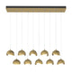 Brooklyn 10-Light Double Shade Pendant