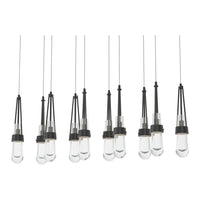 Link 10-Light Clear Glass Pendant