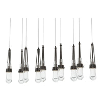 Link 10-Light Clear Glass Pendant