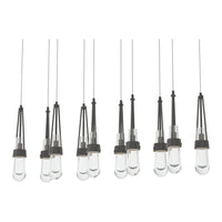 Link 10-Light Clear Glass Pendant
