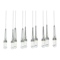 Link 10-Light Clear Glass Pendant