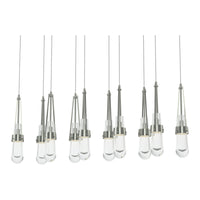 Link 10-Light Clear Glass Pendant