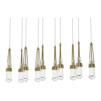 Link 10-Light Clear Glass Pendant