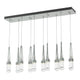 Link 10-Light Clear Glass Pendant