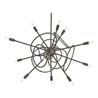 Olympus 12-Light Starburst Pendant