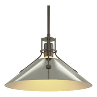 Henry Medium Steel Shade Pendant