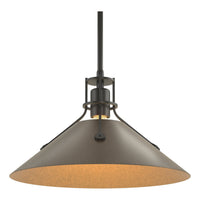 Henry Medium Steel Shade Pendant