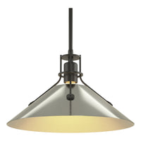 Henry Medium Steel Shade Pendant