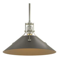 Henry Medium Steel Shade Pendant