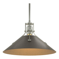 Henry Medium Steel Shade Pendant