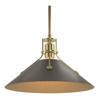 Henry Medium Steel Shade Pendant