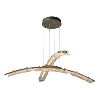 Glissade Double Large LED Pendant