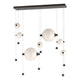 Abacus 7-Light Double Linear LED Pendant
