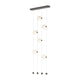 Abacus 6-Light Ceiling-to-Floor LED Pendant